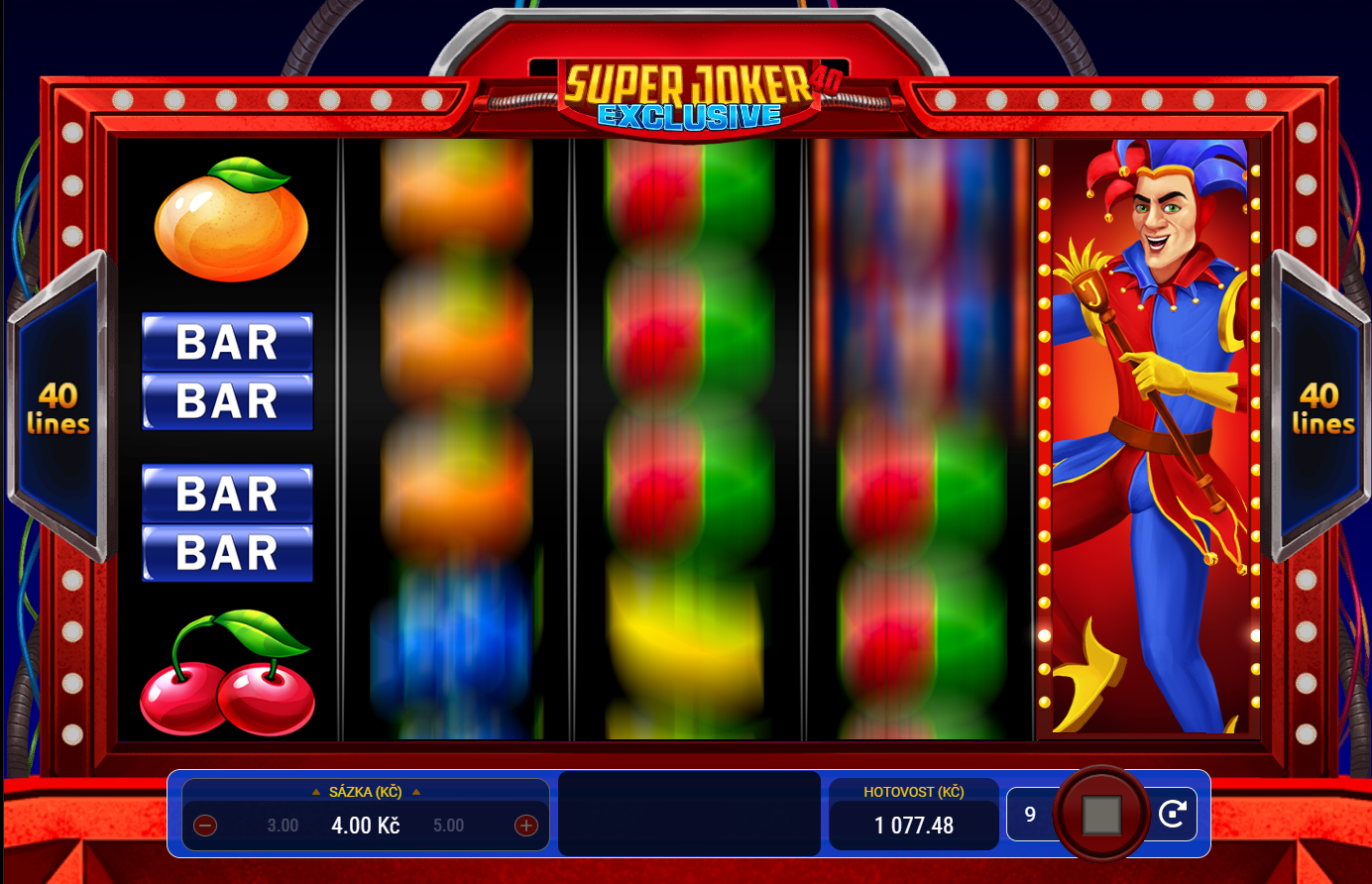 Super Joker Exklusive od Bellot luckybet.cz