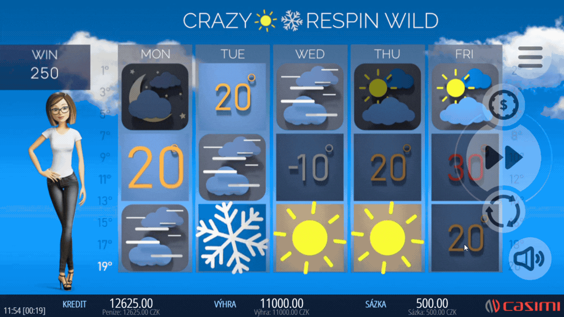 Crazy Weather od Casimi v online kasinu LuckyBet